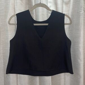 Black boxy top